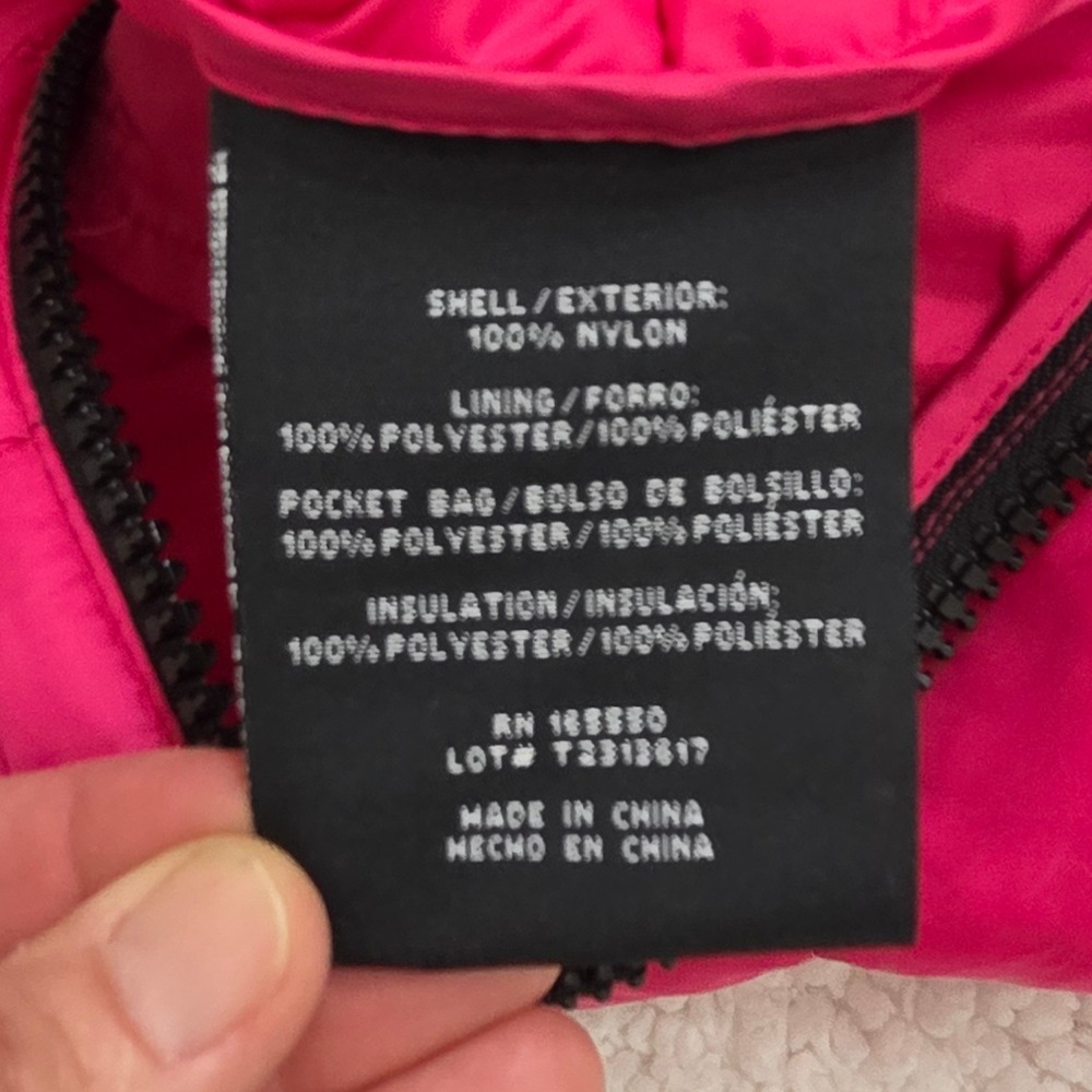 32 Degrees Heat Cool Pink Yarrow Puffer Jacket Lightweight Full Zip XS‎ - Picture 5 of 8